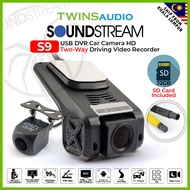 Soundstream USB DVR Car Camera HD Driving Video Recorder S9/S5/S2 HD CAMCODER with High-Speed USB Connection