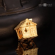 916 Gold House Charm