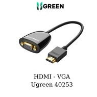 Cáp chuyển HDMI to VGA Ugreen 40253 20694 90813 MM105 (Độ phân giải: FullHD 1920*1080@60Hz)
