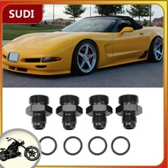 sudi GLOGLOW ORB Male Thread Rustproof Adapter 1500 PSI Duty 4pcs High Temperature Oil Cooler (8AN t