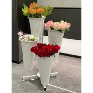 Large Flower Shop Multi-Layer Flower Stand Flower Shop Shelf Iron Flower Stand Flower Shelf Flower S