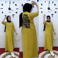 Gamis Wanita Youwill Never By Nabil Jumbo Longdress Kekinian