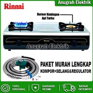 Kompor Gas 2 Tungku Rinnai 712A / Kompor Gas Rinai / Kompor Turbo
