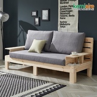 [Chemiere] Scarlet 3-seater fabric wooden sofa (backrest type) KFZ-302