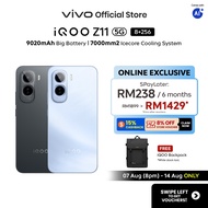 Online Exclusive vivo iQOO Z11 5G 16*(8+8)+256GB 9020mAh 90W 7k mm² Icecore Cooling 144Hz 1.5K AMOLE