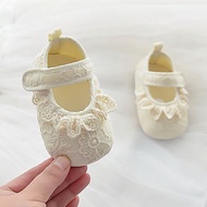 Spring Autumn 0-1 Years Old Newborn Baby Princess Shoes 3-6-12 Months Old Baby Girl Soft Sole Breath