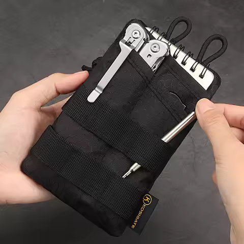 Mini EDC Pouch Sundries Bag Multifunctional Storage Pouch Purse Key Card Bag Outdoor Hunting Tactica