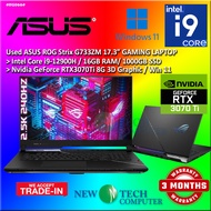 #RG066 USED ASUS ROG STRIX G733 Gaming Laptop intel i9-12900H 16GB 1TB SSD NVIDIA RTX3070Ti RTX 3070