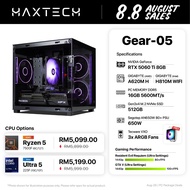 Gear-05 - GeForce RTX 5060 Ti Gaming PC | Ryzen 5 7500F / Ultra 5 225F (16GB RAM / 512GB SSD) | 3 Ye