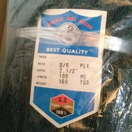 jaring nilon ikan 2 1/2 d6 100x100