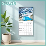 ZTOYL New 2026 Calendar - 12 Month National Park Calendar Fun Cute Home Decoration For Scheduling An