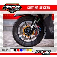 Cutting Sticker SHOCKBREAKER yss SUSPENSION Cool Embossed Sticker