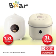 BEAR Rice Cooker Digital Multi Function Cooker 1.2L/2L/3L, Mini Rice cooker (DFB-B20A1/DFB-B30R1/DFB