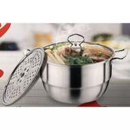 24 cm BOTON STEAM POT 24 CM STEAM/ with glass lid