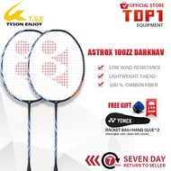 【Lee Chong wei's】YONEX Racket ASTROX 100ZZ DarkNav Double Badminton Racket Free string bag and grip