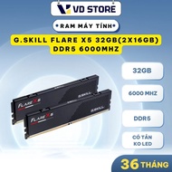 Ram GSkill Flare X5 32GB (2x16GB) DDR5 6000Mhz F5-6000J3648D16GX2-FX5