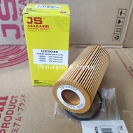 Oil filter for Mercedes S600, S600 Mayback, CL600, brand JS Asakashi Japan OE0049