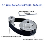 JIFUPAIDANG | GT2 Synchronous Belt Pulley 16/48 Teeth