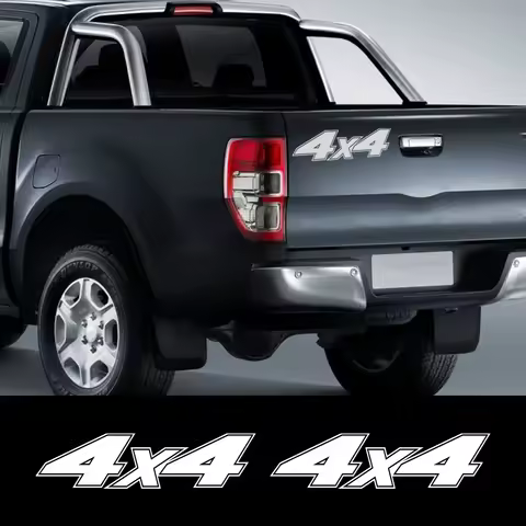 2PCS Car Stickers For Ford Ranger Raptor Isuzu Dmax Nissan NAVARA Toyota Hilux VW Amarok Pickup 4x4 