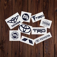 9-Pack Toyota Sticker Vinyl Decal, TRD Sticker, Car Bumper Sticker, Truck Sticker, Funny Bumper Stic