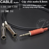 DIY 6mm stereo 1 to 2 splitter wire 0.2M to 1M
