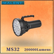 IMALENT MS32 Portable High Power Brightest Flashlight / Searchlight, 32 XHP70.2 LEDs 200,000 Lumens 