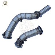 Turbo Catless Downpipe For BMW M2 M3 M4 F80 F82 F83 2015+ Exhaust Header Exhaust Downpipe