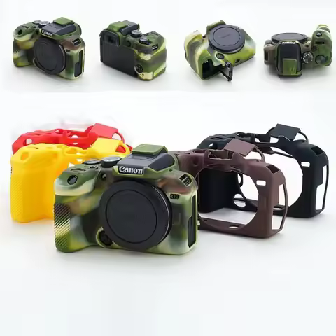 Silicone Armor Skin Case Camera Bag for Canon EOS R10 R7 R6 RP 70D 80D 90D 77D 5D2 5D3 5D4 7D2 7D Ma