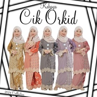OFFER 2024 🔥 Kebaya Cik Orkid Kids New Design Dress Raya Ootd Viral Melayu Moden Baju Hasnuri Premium Slim Bra Kurung Ok