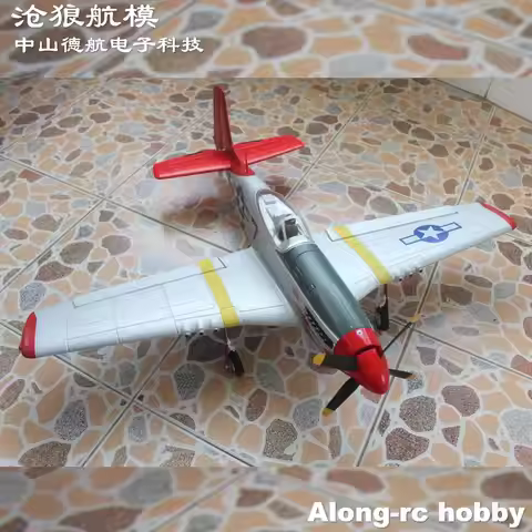 EPO RC Plane Airplane Hobby Toys Volantexrc 768-1 Mustang P51D P51 750mm Wingspan Warbird Mini RC Ai