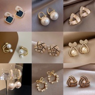 earrings/耳饰 耳环 仿珍珠耳环轻奢高级感 女时尚镶钻珍珠吊坠百搭耳饰耳环   9/26