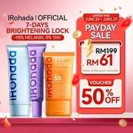 IROHADA Set 3in1 Pencuci Muka + Krim Jeragat 377 + Sunscreen Whitening Melasma Dark Spot Cleanser Su