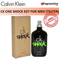 Calvin Klein cK One Shock for Him EDT for Men (200ml Tester) Eau de Toilette 1 Black [Brand New 100% Authentic Perfume/Fragrance]