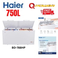 Haier Chest Freezer Beku 750L BD-788HP Peti Sejuk Beku