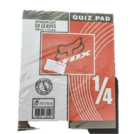 1/4 quiz pad 50 lvs. 4x5 inches sold per 20 pads in 1 ream