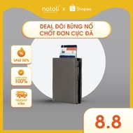RFID wallet – leather bifold card holder, waterproof smart design for women and men NATOLI Ryder Wal