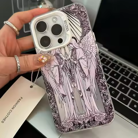 Retro Angel Art Gothic Sculpture Design Phone Case for Infinix Hot 8 9 10 12 20 30 30i Play Smart 7 