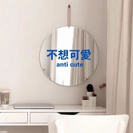 Ins Creative Mirror Decoration Selfie Background Sticker Bedroom Living Room Wall Sticker Personalized Waterproof Glass Sticker