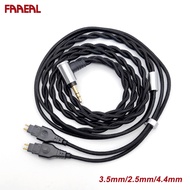FAAEAL Headphone Reaplcement Cable 3.5mm/2.5mm/4.4mm Upgrade Line For Sennheiser - HD560 HD650 HD600