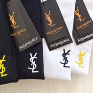 [Label + Tag] Original YSL1 European and American counter top chest tag embroidered T-shirt male and female same style short sleeve high quality