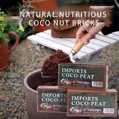 Coco Coir Brick Coco Soil Coir Brick Compressed Soil Coco Fiber Husk Potting Mix Substrate Potting S