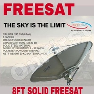 Ready || Antena Parabola Solid 240Cm / 8Ft / 8Feet Freesat Model Yuri