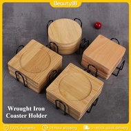 Metal Wrought Iron Coaster Holder Ceramic Set Storage Coaster Bowl and Teacup Storage Rack Coaster S