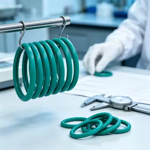 O-ring Seal Gasket OD5-40mm CS1.9/2/2.2/2.4mm High Temp Wear Resistant Rubber Washer Green FKM Fluor