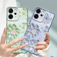 M0P Softcase Hp Oppo Reno 14 Pro Latest 2025 Flower Rabbit Motif Hp Case - Cute Hp Case - Current Hp