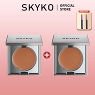 SKYKO 2pcs Blush Cream Set 3 In 1 Lip & Cheek Blusher 6 Colors