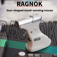 Gun Type Mouse Shooting Game Standing Handle Grip Trigger Pistol Vertical Mouse Wired External Gun T