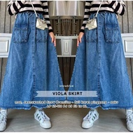 Rawis cargo jeans skirt-cargo jeans skirt