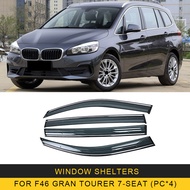 For BMW 2 Series Active Tourer F45 F46 2013-2019 Car Window Sun Rain Shade Visors Shield Shelter Protector Cover Trim Frame Sticker Accessories