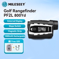 Mileseey Golf Rangefinder with Slope PF2C 800m 0.3s Flag Pole Locking Vibration ±0.5m Accuracy Recha